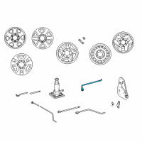 OEM Toyota Tacoma Wrench Diagram - 09150-AD020