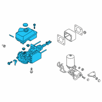 OEM Nissan Titan XD Cylinder Brake Master Diagram - 46010-9FF5A