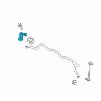 OEM 2020 Hyundai Accent Bracket-Stabilizer Bar Diagram - 54815-B2050