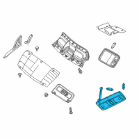 OEM 2012 Nissan NV2500 Lamp Assy-Personal Diagram - 26460-1PA0A