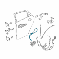 OEM Buick Regal Sportback Control Cable Diagram - 39122959
