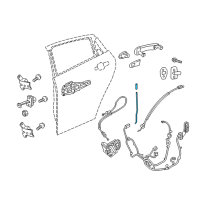 OEM 2018 Buick Regal Sportback Lock Rod Diagram - 13493609