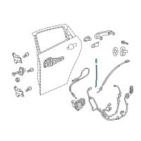 OEM 2020 Buick Regal Sportback Lock Rod Diagram - 13493609