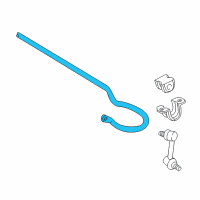 OEM 2006 Lexus LS430 Bar, Stabilizer, Rear Diagram - 48812-50130