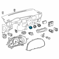 OEM 2017 Toyota RAV4 Dash Control Unit Diagram - 55901-42030