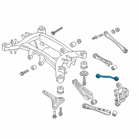 OEM 2015 BMW X3 Guiding Suspension Link W Rubber Mount Diagram - 33-30-6-786-991