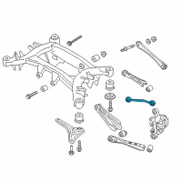 OEM 2017 BMW X3 Guiding Suspension Link W Rubber Mount Diagram - 33-30-6-786-991