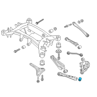 OEM BMW X3 Rubber Mounting Diagram - 33-30-6-786-980