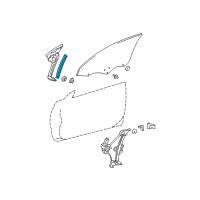 OEM 2003 Toyota Solara Run Channel Diagram - 68141-06020