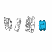 OEM 2017 Jeep Compass Module-Trailer Tow Diagram - 68280616AA