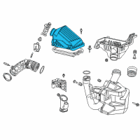 OEM Honda Accord Cover, Air Cleaner Diagram - 17210-RAA-A00