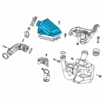 OEM Honda Cover, Air Cleaner Diagram - 17210-RAA-A00