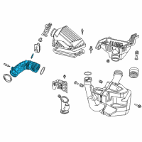 OEM 2007 Honda Accord Tube, Air Flow Diagram - 17228-RAD-L61