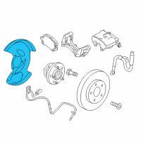 OEM 2008 Pontiac Torrent Shield Diagram - 20786118