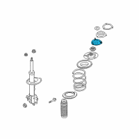 OEM Infiniti FX45 Bracket-Front Strut Mounting Insulator Diagram - 54322-CG00A