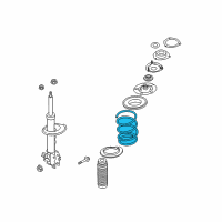 OEM 2003 Infiniti FX45 Front Right Strut Shock Spring Absorber Diagram - 54010-CG208