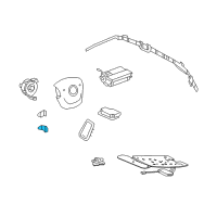 OEM 2009 Cadillac CTS Sensor Asm-Inflator Restraint Front End Discriminating Diagram - 20921427