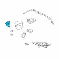 OEM Chevrolet Traverse Clock Spring Diagram - 23248442