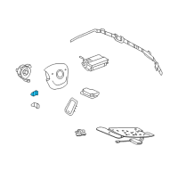 OEM 2008 Cadillac CTS Side Sensor Diagram - 20921426