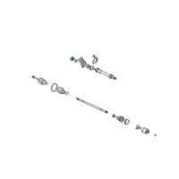 OEM Acura Seal, Half Shaft (Outer) Diagram - 91260-S0X-003