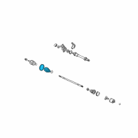 OEM Acura MDX Boot Set, Outboard Diagram - 44018-S3V-A02