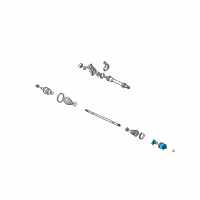 OEM Acura MDX Joint, Inboard Diagram - 44310-S3V-A72
