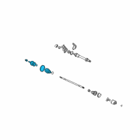 OEM 2004 Honda Pilot Set, Outboard Joint Diagram - 44014-S3V-A52