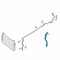 OEM 2015 Nissan Pathfinder Pipe Assy-Rear Cooler Diagram - 92462-3JA0B