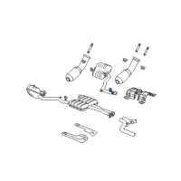 OEM 2011 Dodge Charger Bracket-Exhaust Diagram - 4854575AA