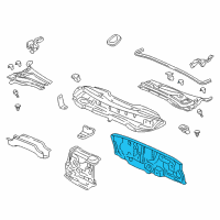 OEM Honda Ridgeline Dashboard (Lower) Diagram - 61500-SJC-A10ZZ