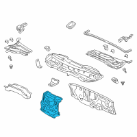 OEM 2007 Honda Ridgeline Insulator, Dashboard (Lower/Outer) Diagram - 74251-SJC-A02