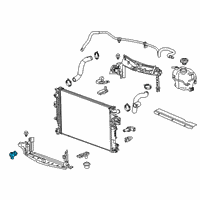 OEM 2020 GMC Terrain Temperature Sending Unit Diagram - 12641073