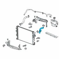 OEM 2018 Buick LaCrosse Upper Hose Diagram - 26220354