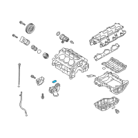 OEM 2011 Hyundai Genesis Coupe Ring-O Oil Pump Diagram - 21331-3C300