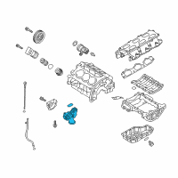 OEM Kia Sedona Pump Assembly-Oil Diagram - 213103CBA0