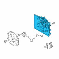 OEM 2015 Kia K900 SHROUD-Radiator Diagram - 253503T280