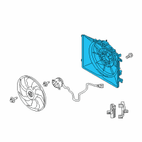 OEM 2017 Kia K900 SHROUD-Radiator Diagram - 253503T280