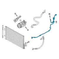 OEM BMW X3 Pressure Pipe, Condenser-Expansion Valve Diagram - 64-53-9-228-234