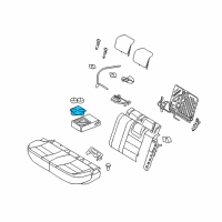 OEM 2012 Lincoln MKZ Cup Holder Diagram - AE5Z-5413562-AD