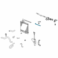 OEM 1999 Honda Civic Tube, Reserve Tank Diagram - 19104-P08-000