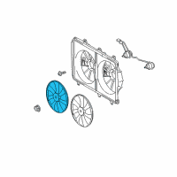 OEM 2007 Toyota Camry Fan Blade Diagram - 16361-0H240