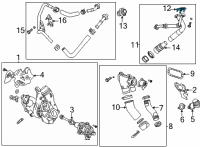 OEM 2020 Cadillac CT5 Oil Tube Gasket Diagram - 12670888