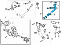 OEM Cadillac Oil Tube Diagram - 12671333