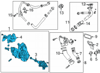 OEM 2022 Cadillac CT5 Turbocharger Diagram - 12715142