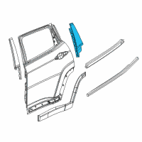 OEM 2020 Jeep Compass APPLIQUE-C Pillar Diagram - 68246272AC