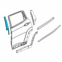 OEM 2018 Jeep Compass APPLIQUE-B Pillar Diagram - 68246270AC