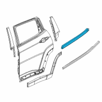 OEM 2019 Jeep Compass WEATHERSTRIP-Door Belt Inner Diagram - 68242128AA