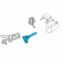 OEM 2013 Lexus RX450h Switch, Windshield WIPER Diagram - 84652-0E090