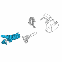 OEM 2012 Lexus HS250h Switch Assembly, HEADLAMP Diagram - 84140-48191