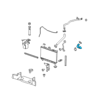 OEM 2010 Chevrolet Camaro Upper Hose Diagram - 22962565